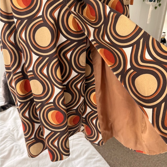 Zara Multicolor Circular Pattern Coat - Picture 5 of 9